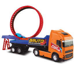 CAMINHAO BRUTO RACE LOOPING C/ CARRINHO 44CM 709